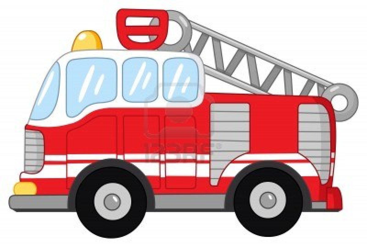 clip art cartoon fire engine - photo #13